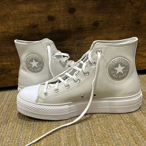 Leather Platform Converse